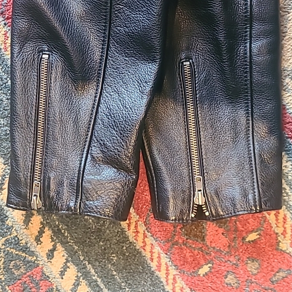 DANIER Men's Leather Biker Jacket. - Picture 10 of 12